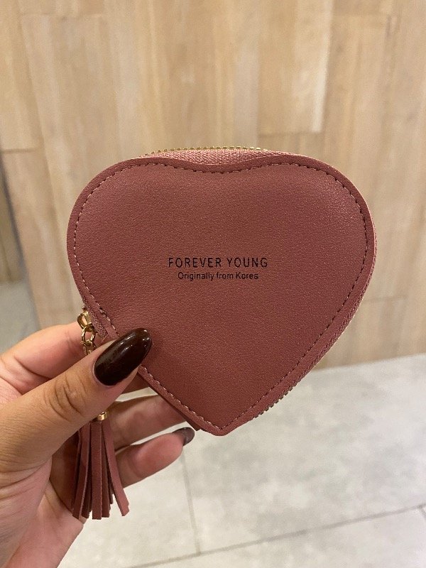 Producto - Monedero heart rosa