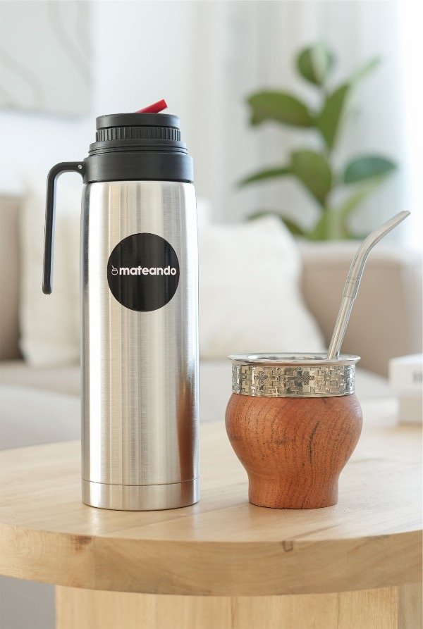 Producto - SET MATERO RÚSTICO MATE + TERMO + BOMBILLA