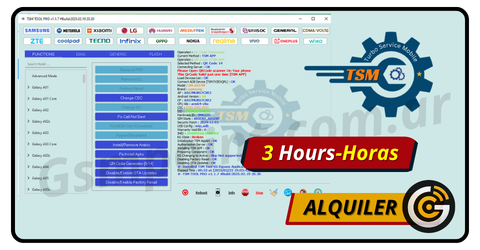 Producto - TSM Tool - Alquiler 3 Horas