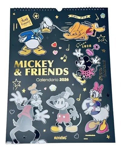 Producto - Calendario 2026 Mickey and Friends Mooving