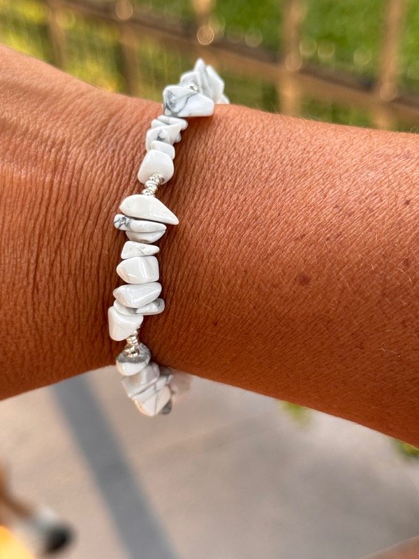 Producto - Howlita y plata 925