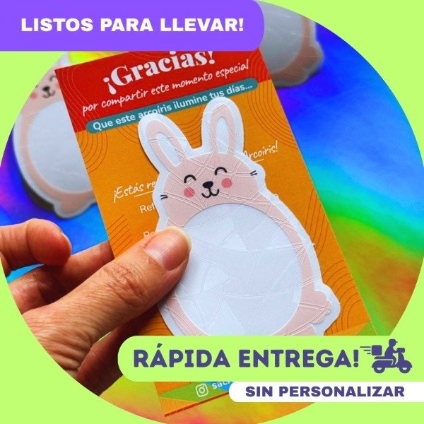 Producto - Conejitos / SIN PERSONALIZAR (x10 unid)