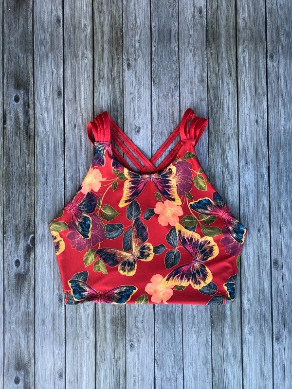 Top casiopea colección mariposas
