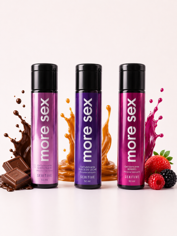Producto - GEL LUBRICANTE MORE SEX - 3 SABORES - 0