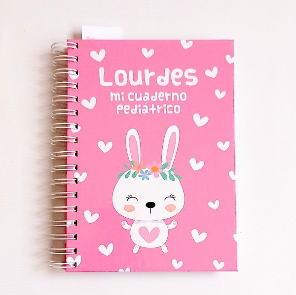 Producto - Cuaderno Pediatrico Conejio Rosa - 0