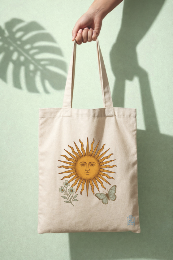 Producto - Bolsa de lienzo Alas del Sol