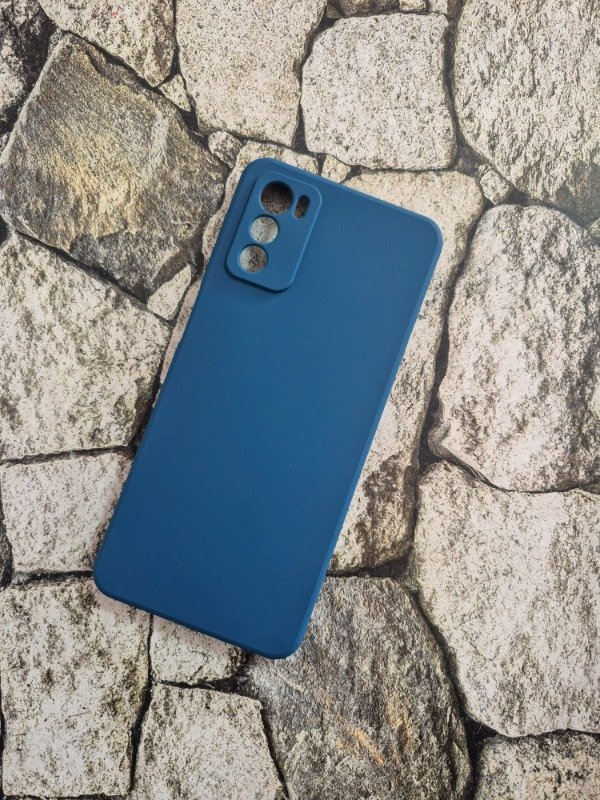 Producto - Funda silicone soft con felpa Moto G42 azul