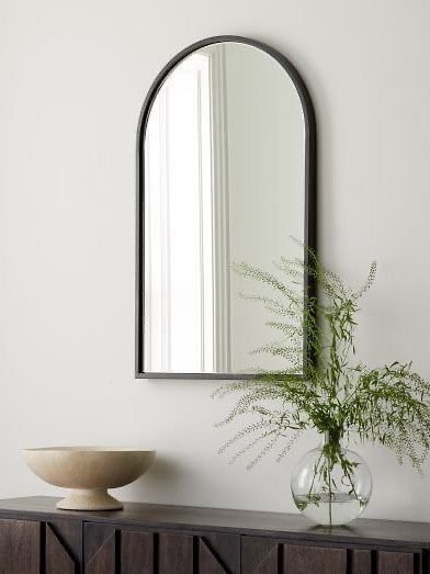 Producto - Espejo medio punto marco pvc - medidas chicas