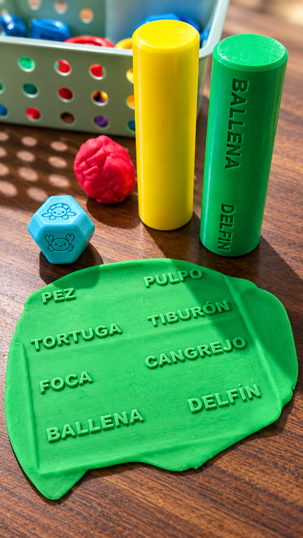 Producto - RODILLO DE ANIMALES CON DADO Y MASAS - 3