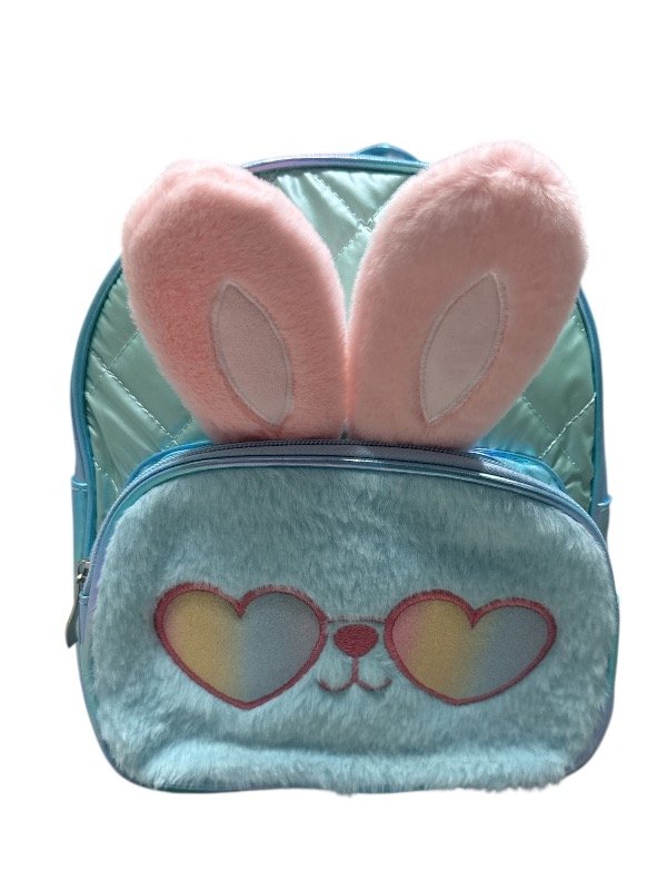 Producto - Mochilita  de nena conejo celeste