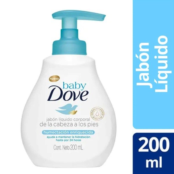 Producto - Dove Baby Jabon Liquido Humectación Enriquecida x200ml