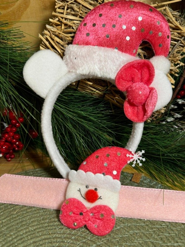 Producto - Set Vincha + Pulsera Orejas con Moño (Efectivo: 6.800)