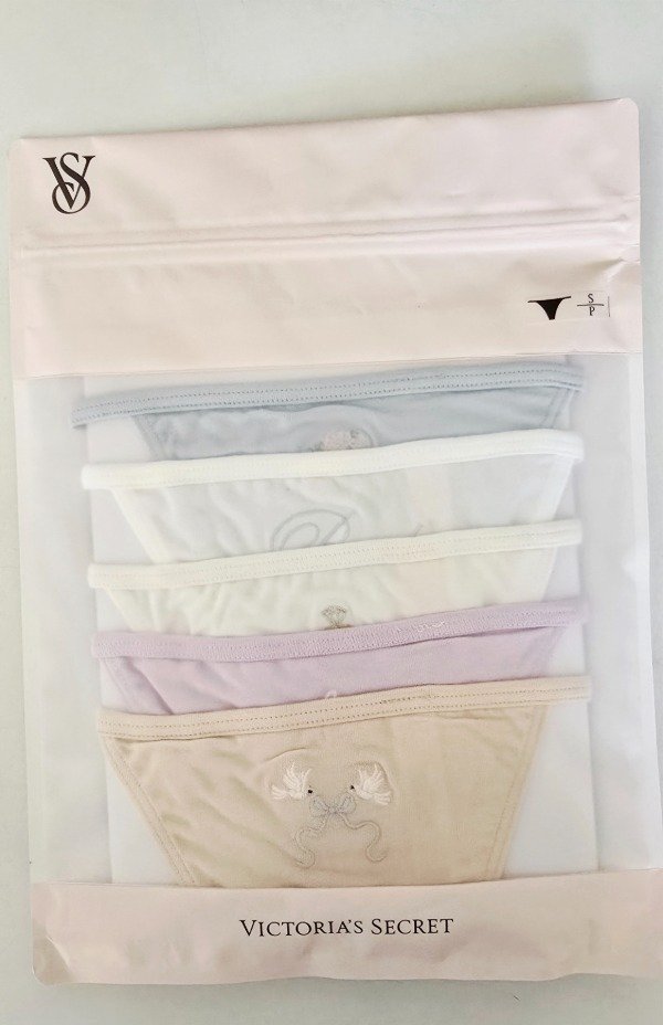 Pack de 5 less en V Victoria's Secret talle S