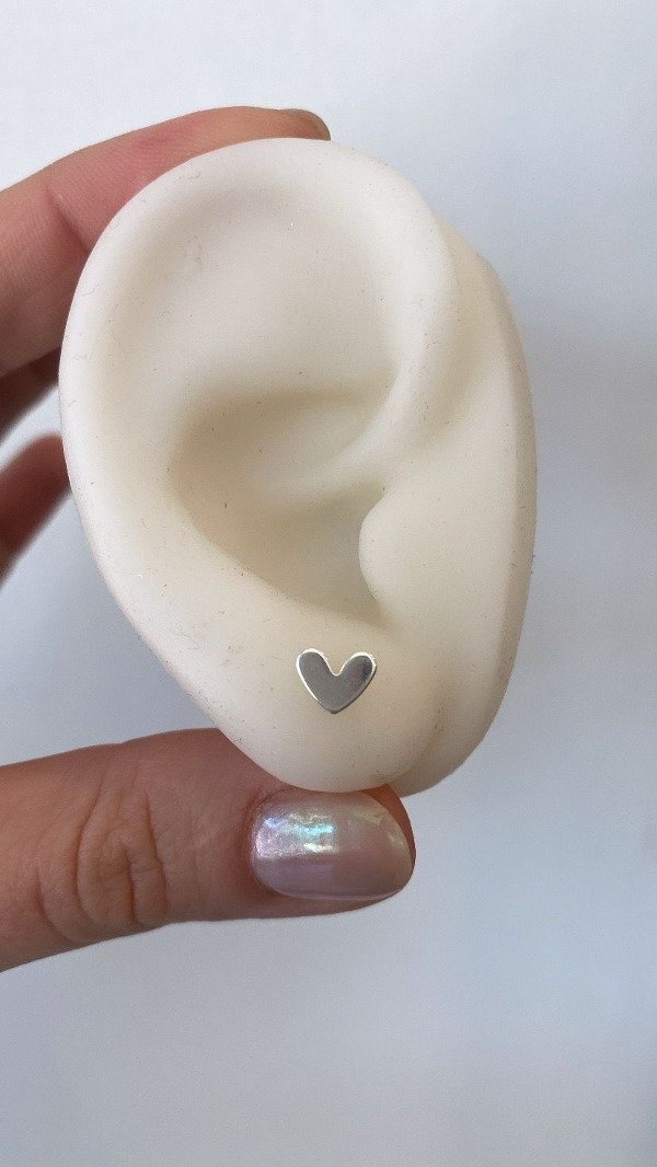 Producto - Abridores de Plata 925 corazón mediano