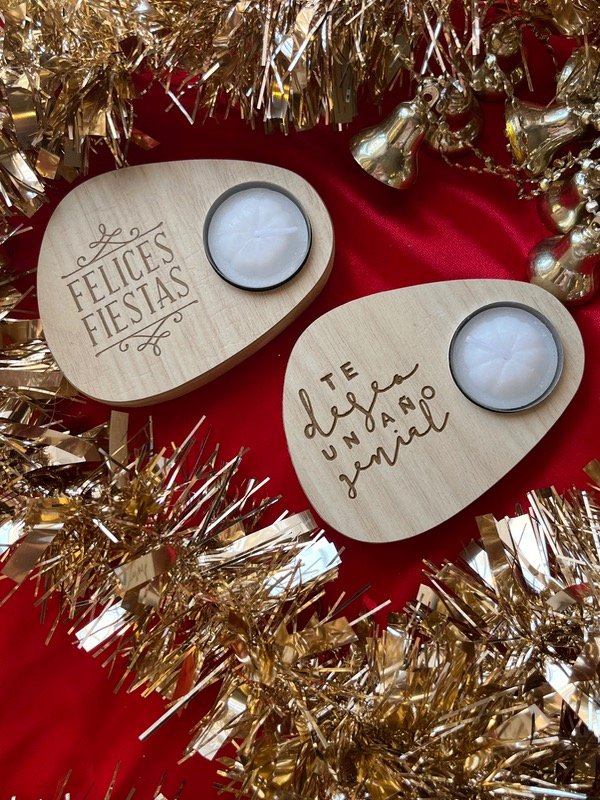 Producto - Portavelas frase