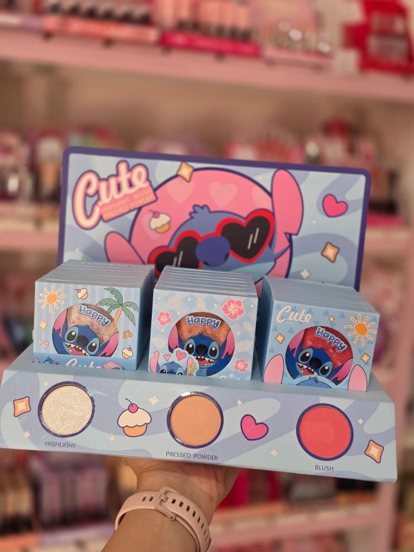 Producto - Iluminador, polvo compacto y Rubor Stitch