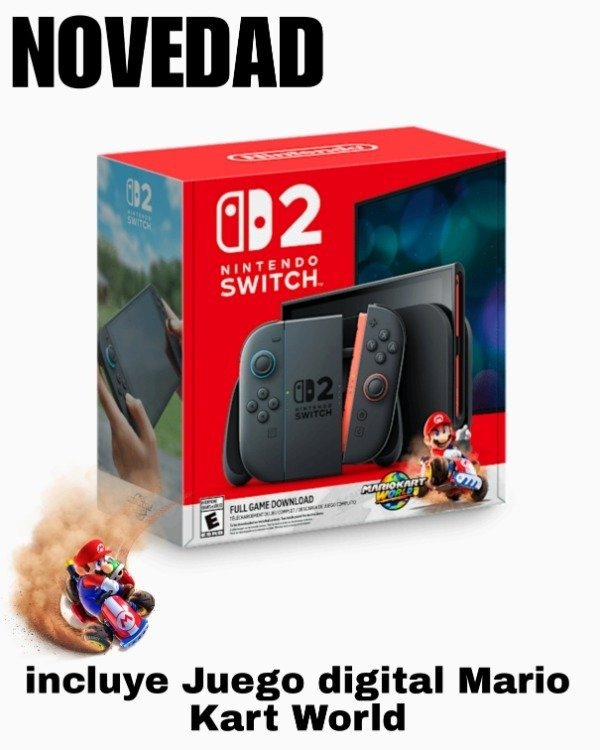 Producto - Consola Nintendo Switch 2 Mario Kart World 256gb