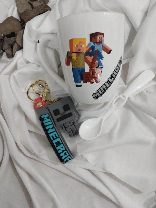 Producto - TAZA Y LLAVERO DE MINECRAFT