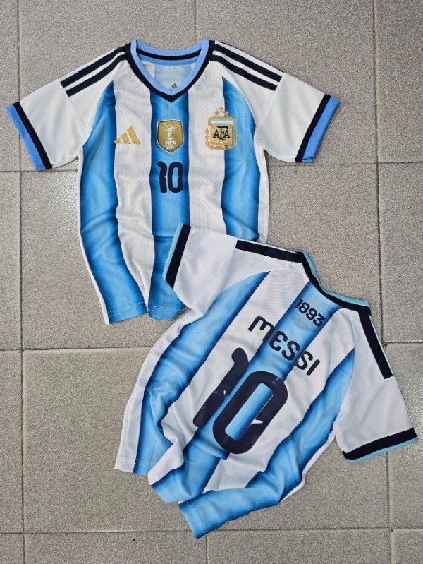 Producto - Camiseta Selección Argentina Titular Messi Mundial 2026 Niño