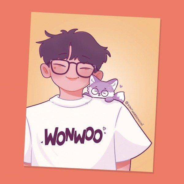 Producto - Postal Grande - Wonwoo!