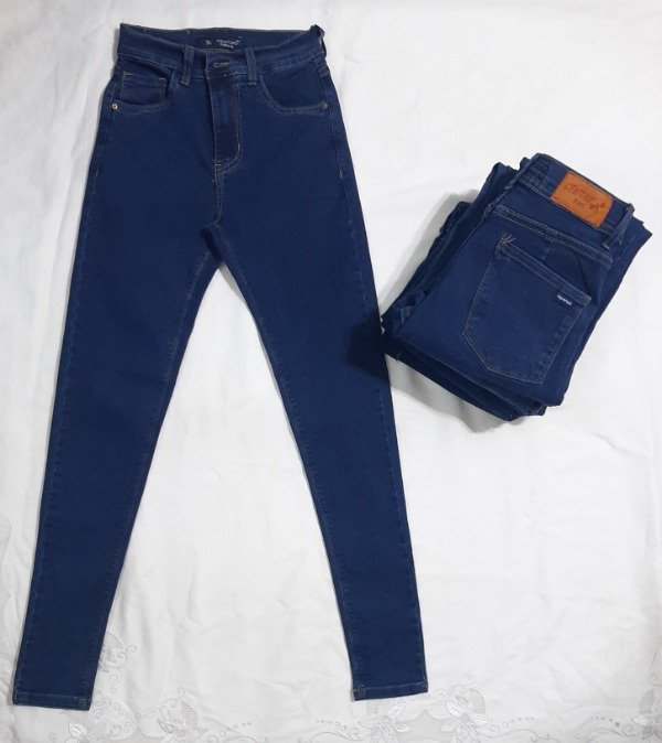 Producto - Chupin azul hilo camel (Talles grandes)