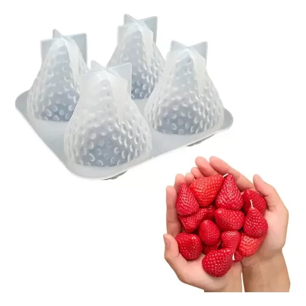 Producto - Molde 4 frutillas medianas - 5