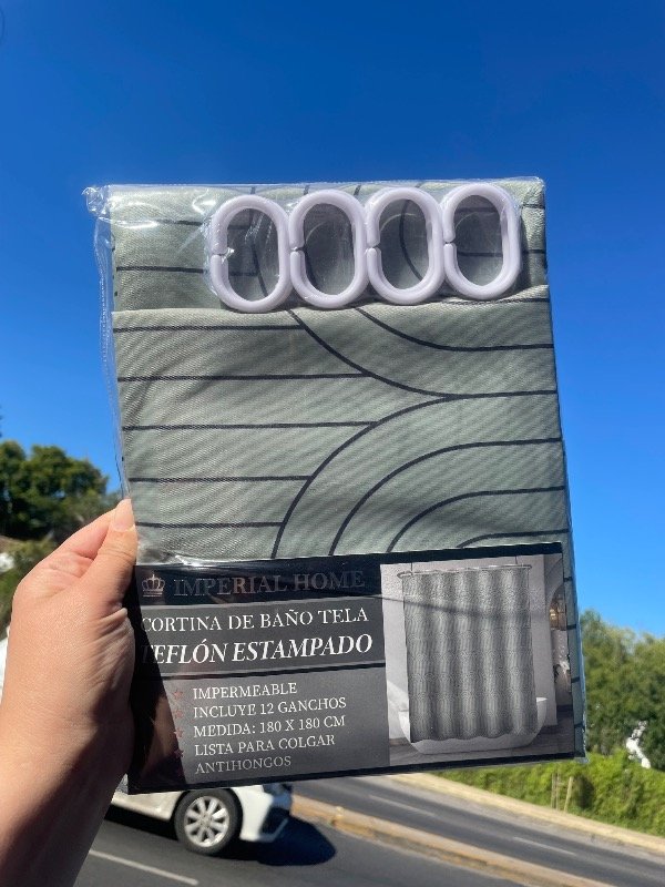 Producto - Cortina de baño teflonada