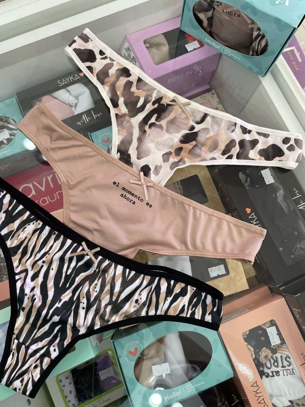 Producto - Vintage Colaless de microfibra estampada