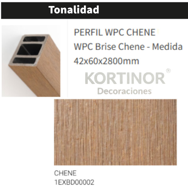 Producto - PERFIL WPC - 3