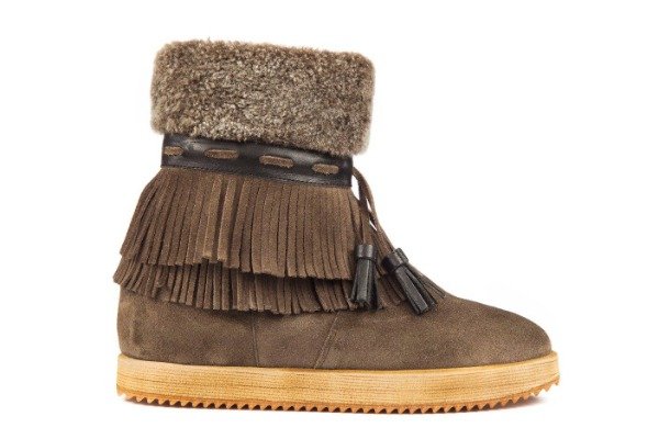 Bota De Cuero Corderito Donné Art 5196 - Multimarcas OU