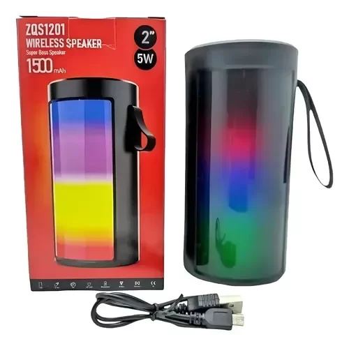 Producto - parlante inalámbrico bluetooth con luces great nice 2"