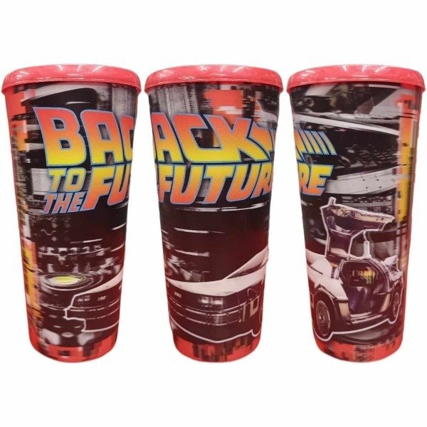 Producto - Vaso Lenticular Premium Back to the Future DeLorean Cinemex Mexico