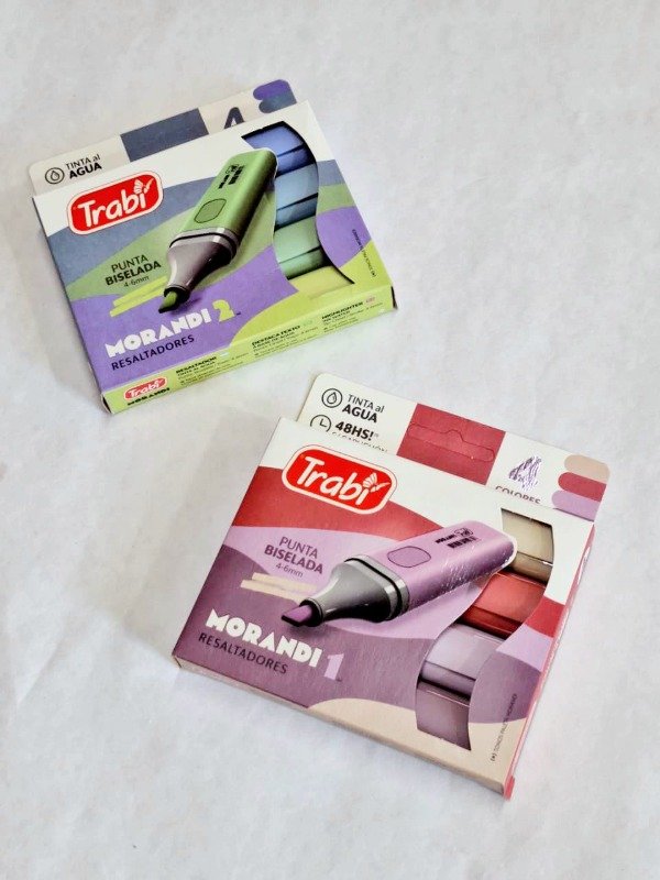 Producto - Resaltadores Trabi Morandi 1 x 4 unid