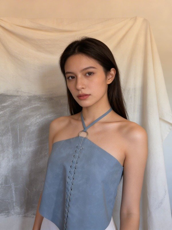 Producto - Top NARCISO -  CELESTE