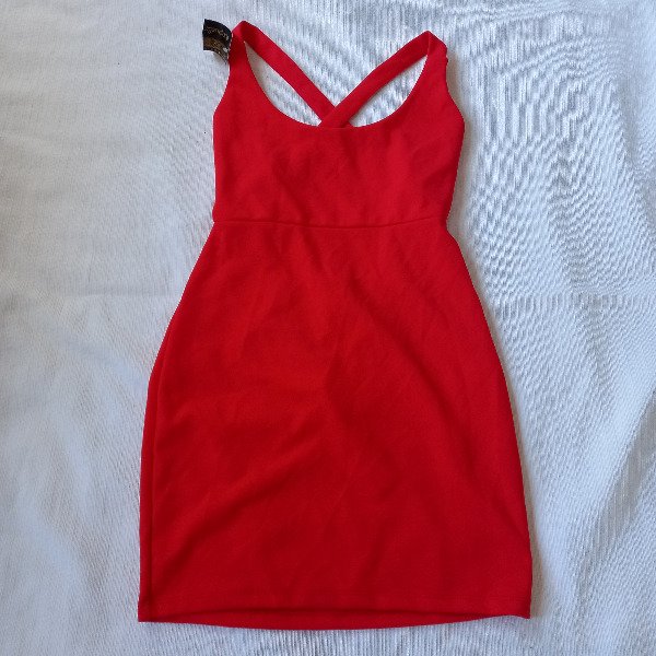 Producto - Vestido rojo al cuerpo (T. S)