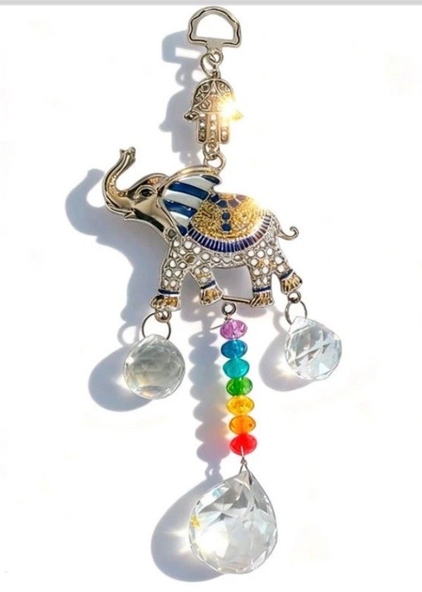 Producto - Armonizador 7 colores triple cairel elefante 22 cm