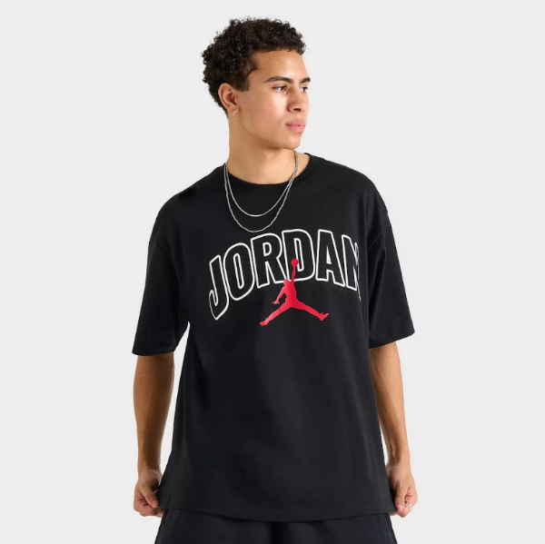 Producto - Men's Jordan Brooklyn Arch Logo T-Shirt Negra
