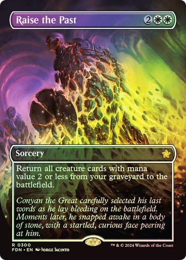 Producto - Raise the Past (Borderless Foil)