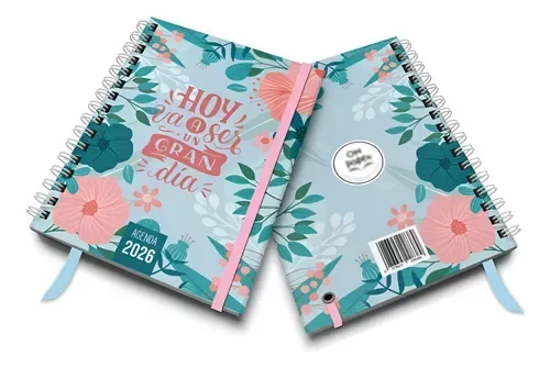 Producto - Agendas 2026 Semanales 15x21cm Tapa Dura Con Accesorios 11