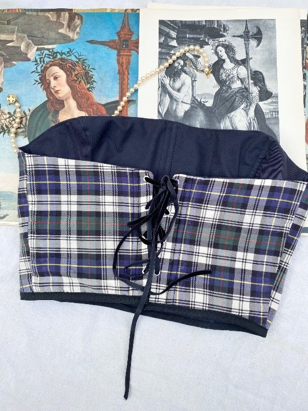 Producto - Corset top escocés