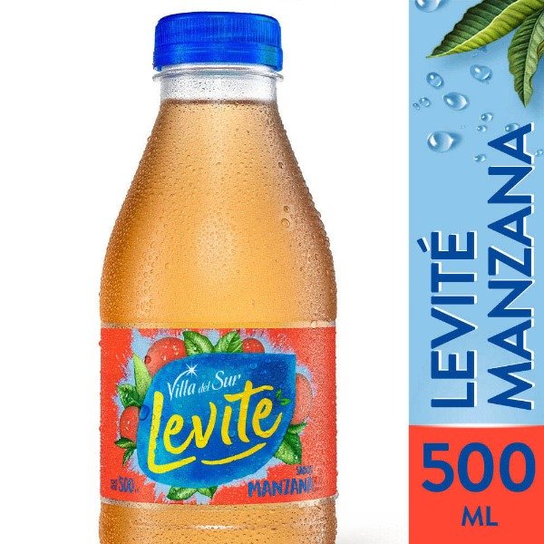 Producto - Agua Saborizada Villa Del Sur Levité Manzana 500ml