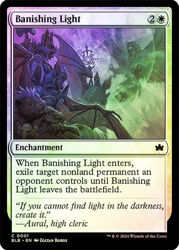 Producto - Banishing Light Foil  Bloomburrow