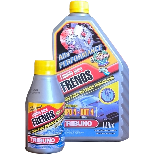 Producto - LIQUIDO DE FRENOS TRIBUNO TIPO 4