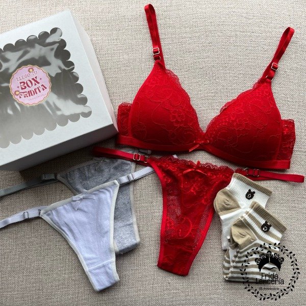 Producto - Box Fridita Conjunto Luana Encaje Armado - 0