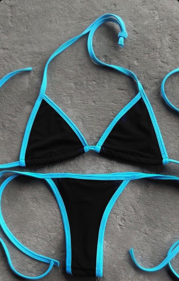 Producto - Bikini azul Negra 95