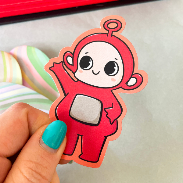 Producto - Sticker die cut Vinilo Teletubbie Po