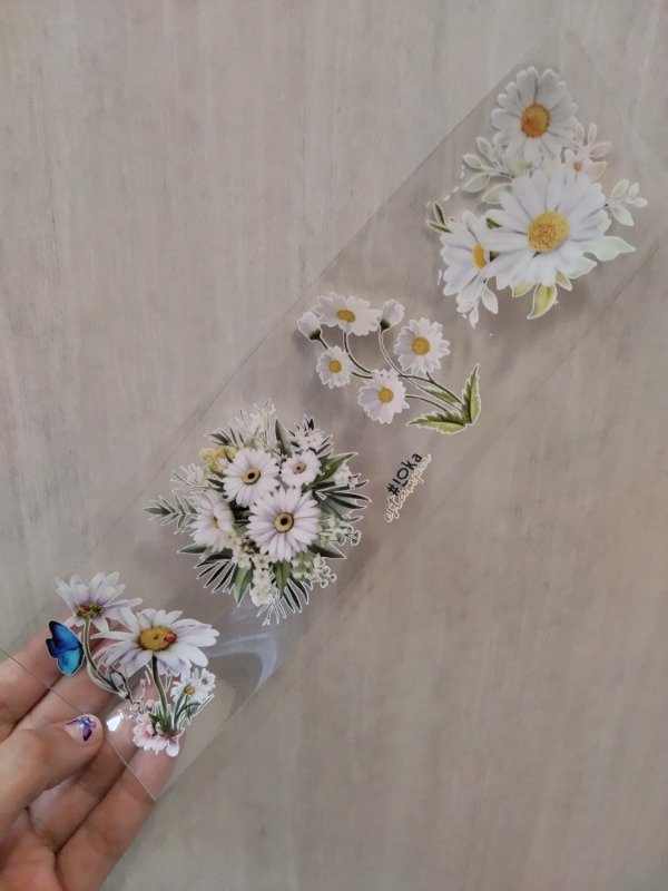 Producto - UV Tiras 8x28cm Margaritas #1