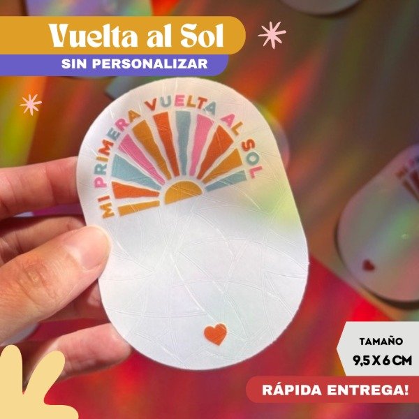 Producto - Primera Vuelta al Sol / SIN PERSONALIZAR