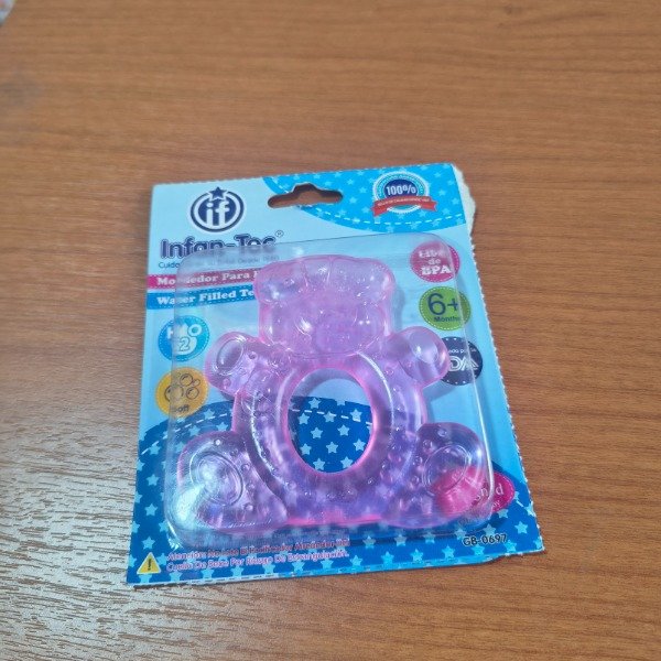 Producto - MORDILLO REFRIGERANTE OSITO ROSA