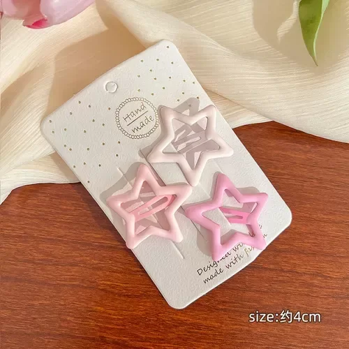 Producto - Hebillas de estrella x3u color pastel